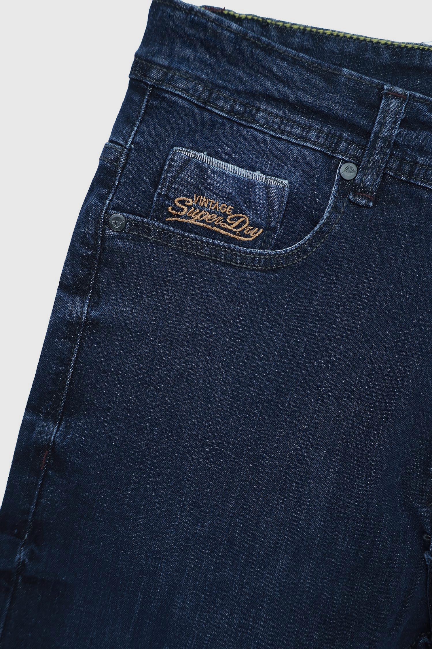 Turbo Slim Fit Jeans In Dark Navy