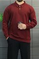 Turbo Athleisure Collared Style Imported Men's Sweatshirt