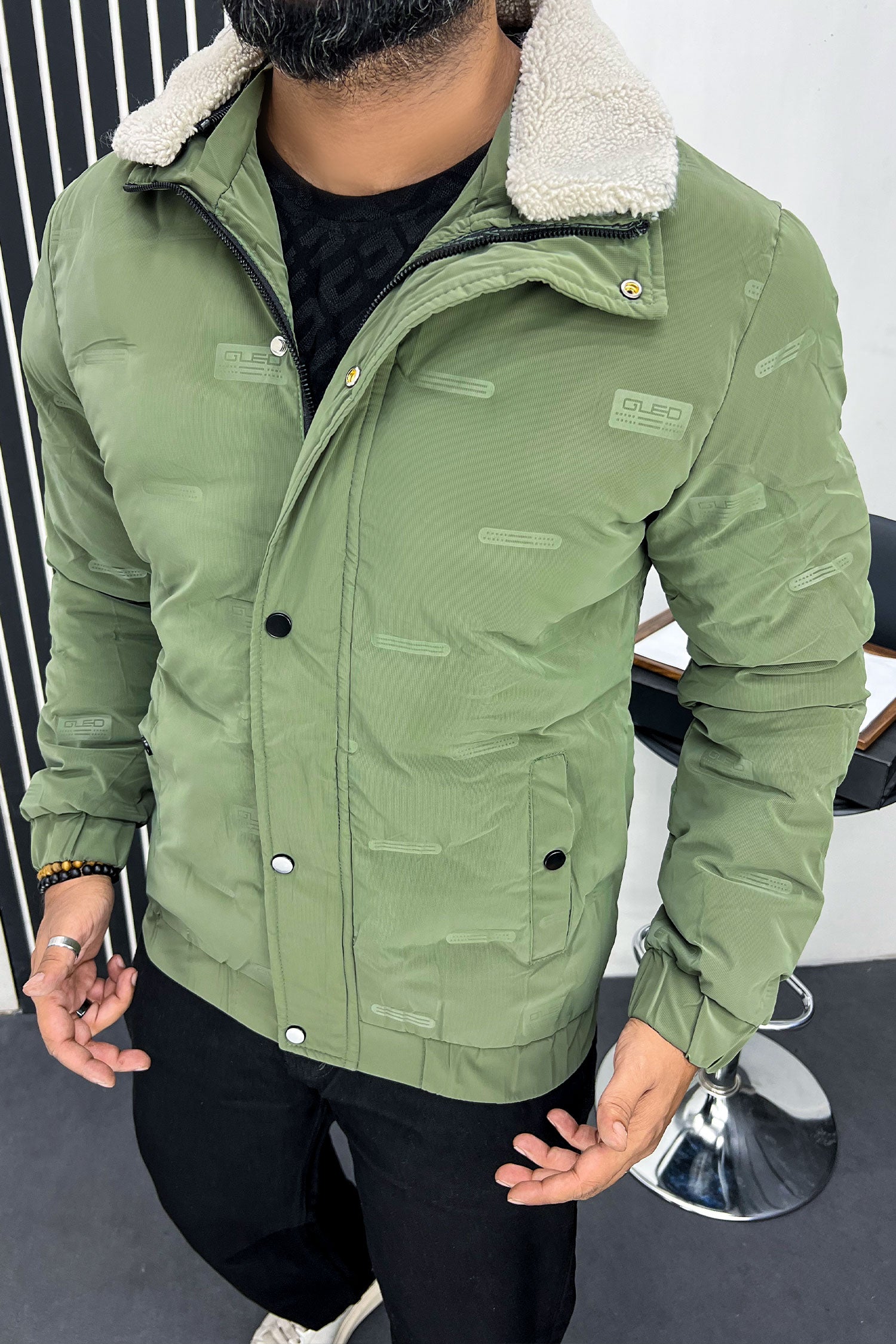 Winter Perfect Fur Collar Imported Puffer Jacket