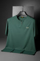 Turbo TRB Club V-Neck Men's Tee In Green