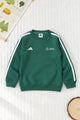Adds Blokecore Aesthetic Quarter Round Neck Kid's Sweatshirt In Green