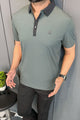 Turbo Vintage Crisp Textured Men's Polo Shirt