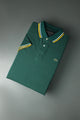 Lcste Casual Vogue Men's Polo Shirt In Green