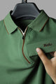 Turbo Studiofit Detailed Zip Collar Men's Polo Shirt