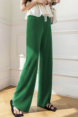 Relaxed Lounge Lining Texture Flapper Trouser - Women