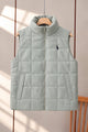 Polo Grid-Quilted Imported Suede Men's Gilet
