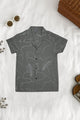 Turbo Botanical Line Pattern Younger Kids Casual-Shirt