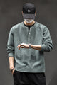 Turbo Henley Pullover Imported Round Neck Men's Sweatshirt