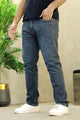 Turbo Oaro Slim Fit Italian Denim Jeans In Grey