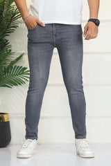 Turbo 'Urban Rebel' Slim Taper Ankle Fit Jeans In Grey