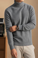 Turbo Extreme Rabbit Wool Turtleneck Pullover High Neck In Grey