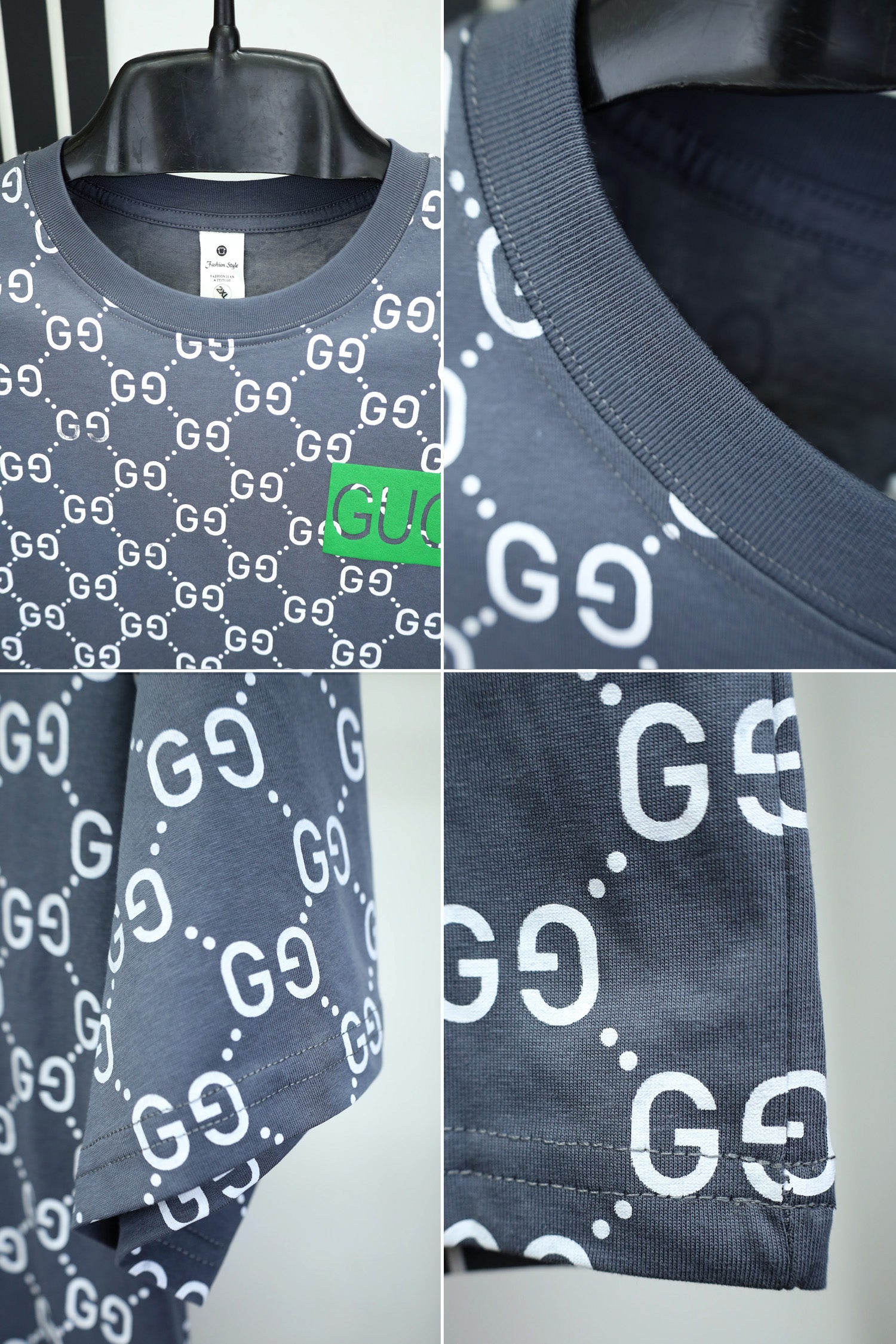 Guci All Over Design Oversized T-Shirt