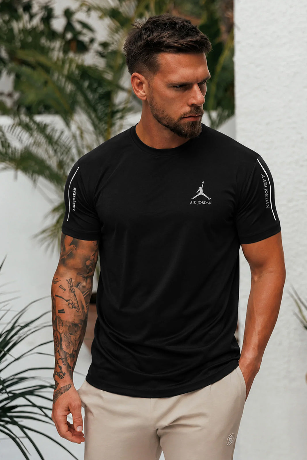 Jrdn Moisture-Wicking Round Neck Imp Dry-Fit Tee*