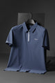 Fergmo Zipper Closure Style Men's Polo Shirt