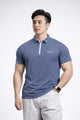 Fergmo Zipper Closure Style Men's Polo Shirt