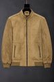 Turbo x Polo Pony Mock-Neck Zipper Imported Men's Big Size Wool Jacket