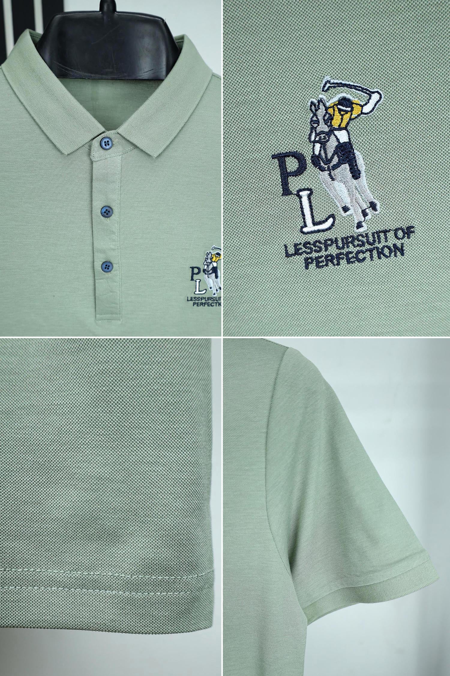 PL Front Logo Men Polo Shirts