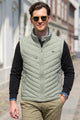 Lcste Chevron Quilted Imported Puffer Men's Gilet