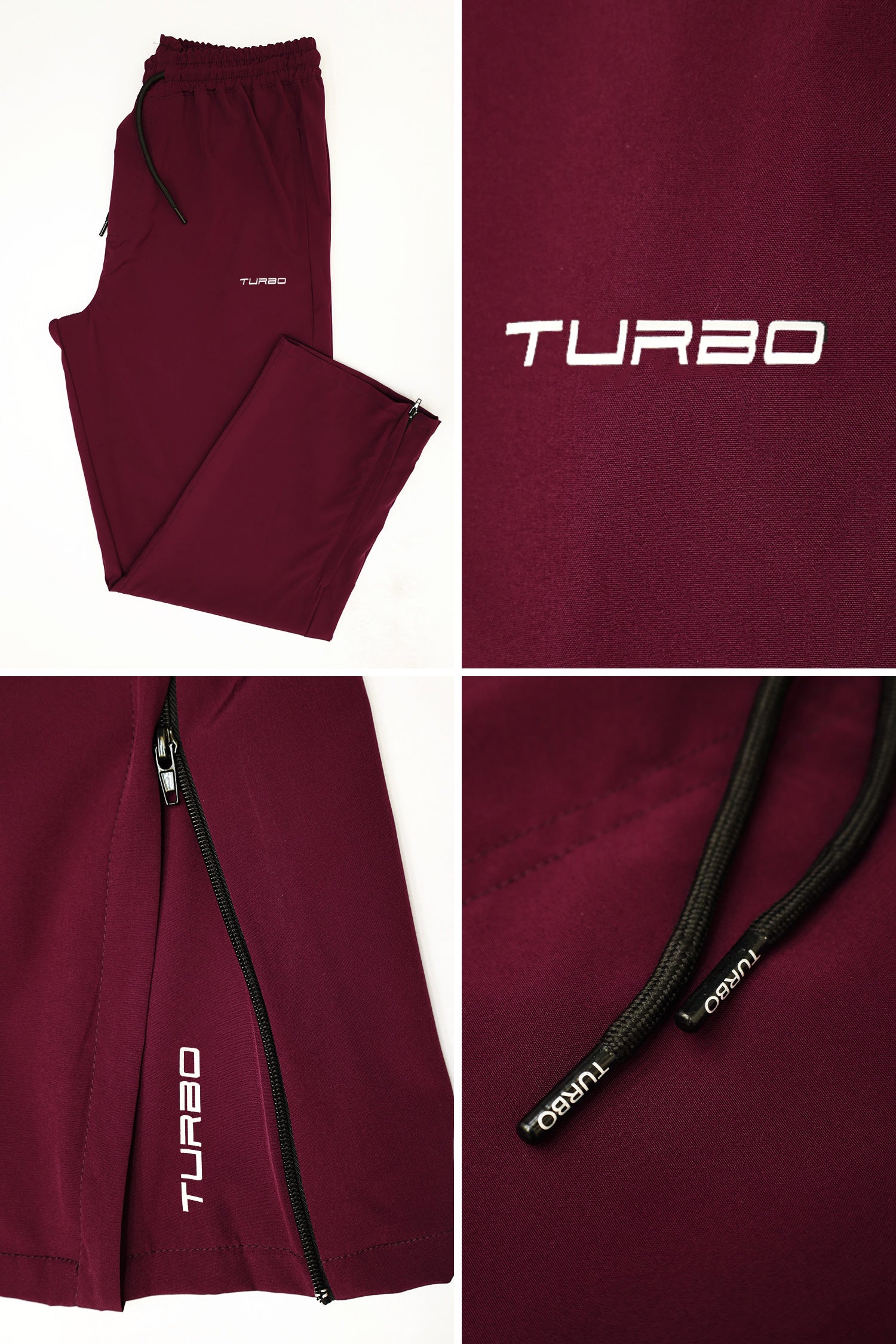 Turbo Loose Bottom Zip Style Imported Sportswear Trouser