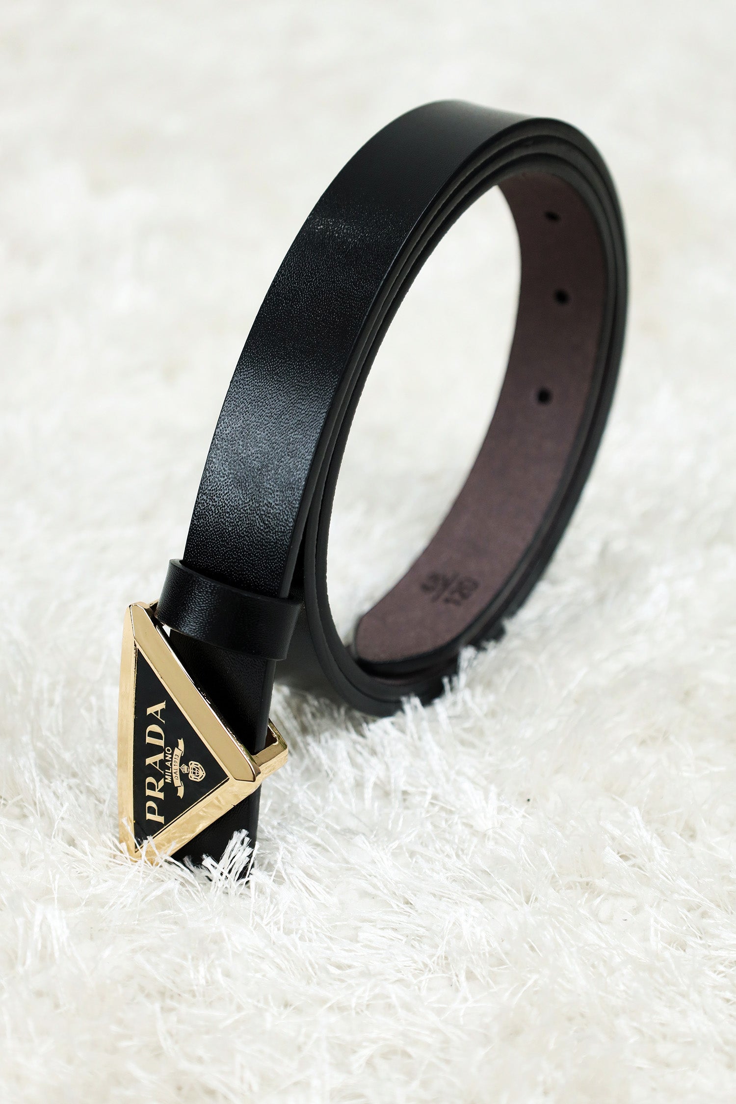 Prda Metal Alloy Automatic Buckle Branded Belt