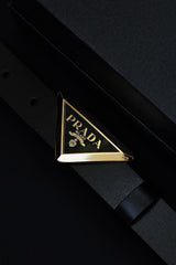 Prda Metal Alloy Automatic Buckle Branded Belt