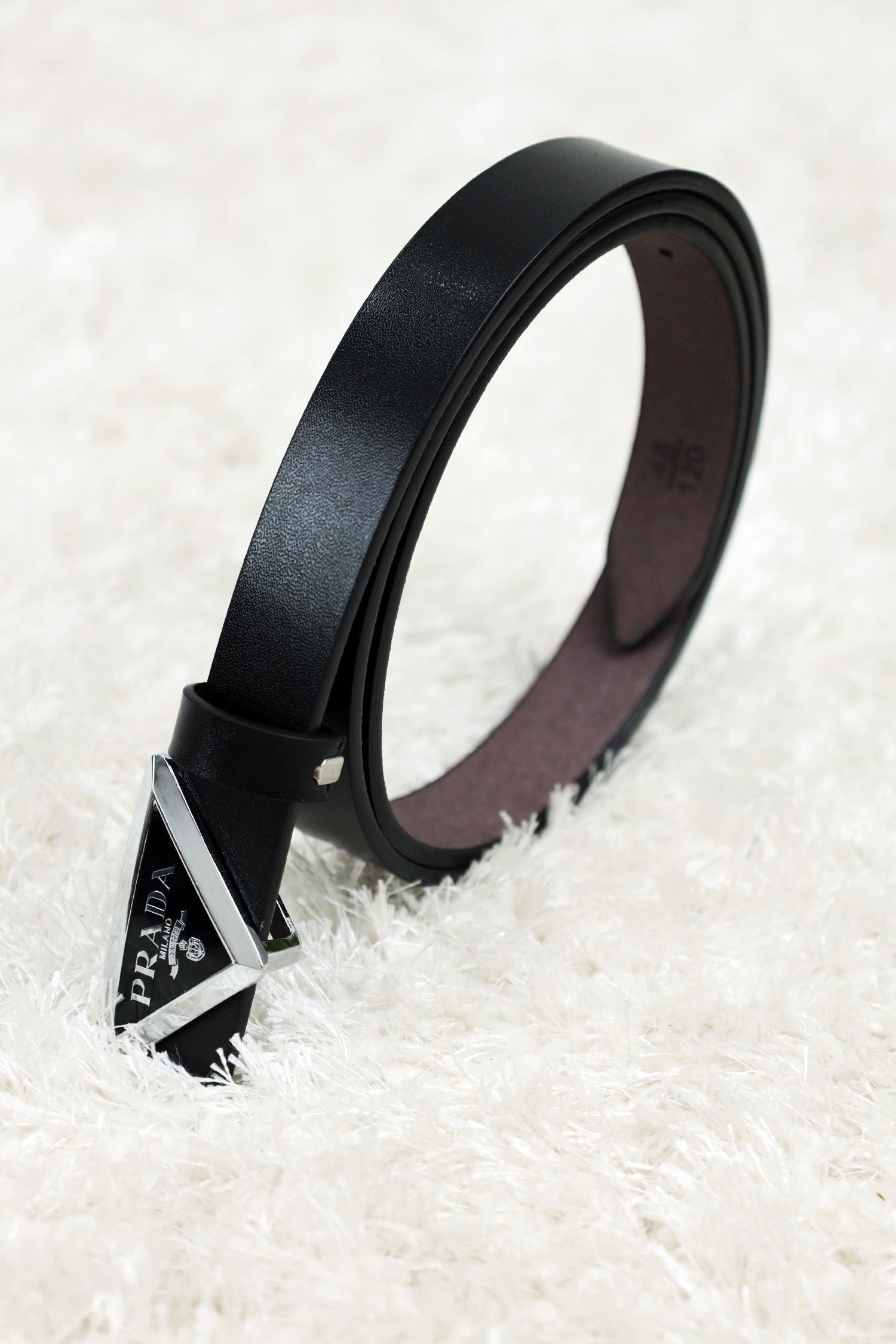 Prda Metal Alloy Automatic Buckle Branded Belt