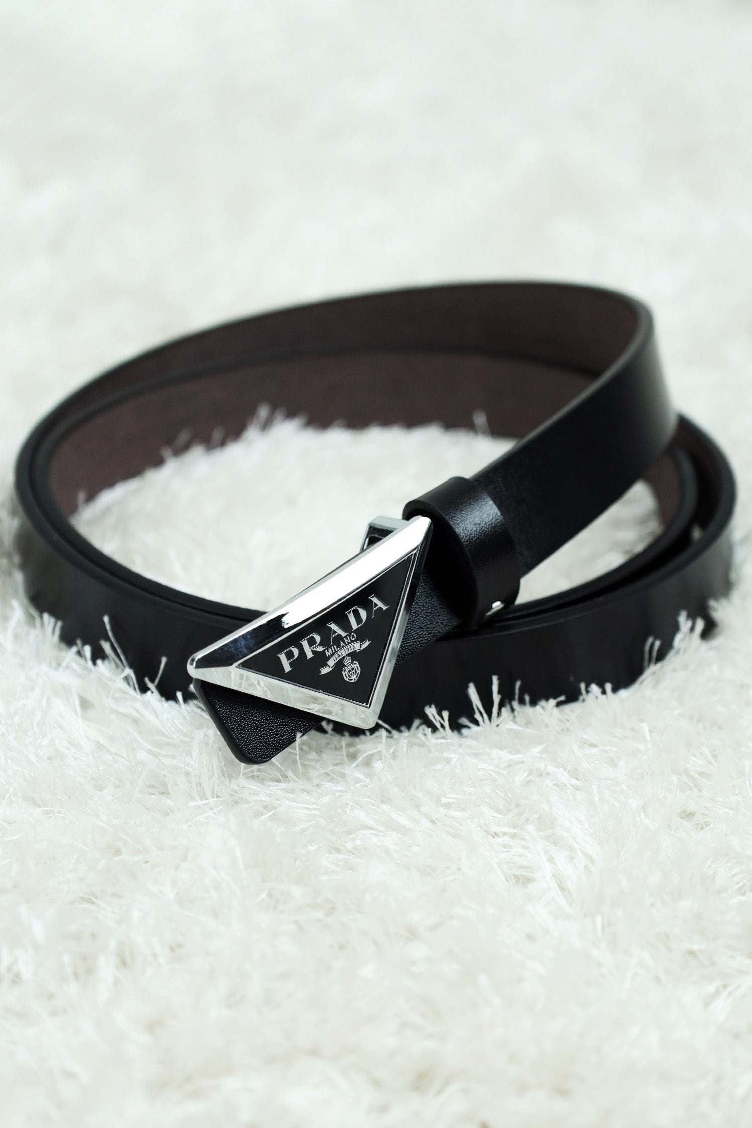 Prda Metal Alloy Automatic Buckle Branded Belt