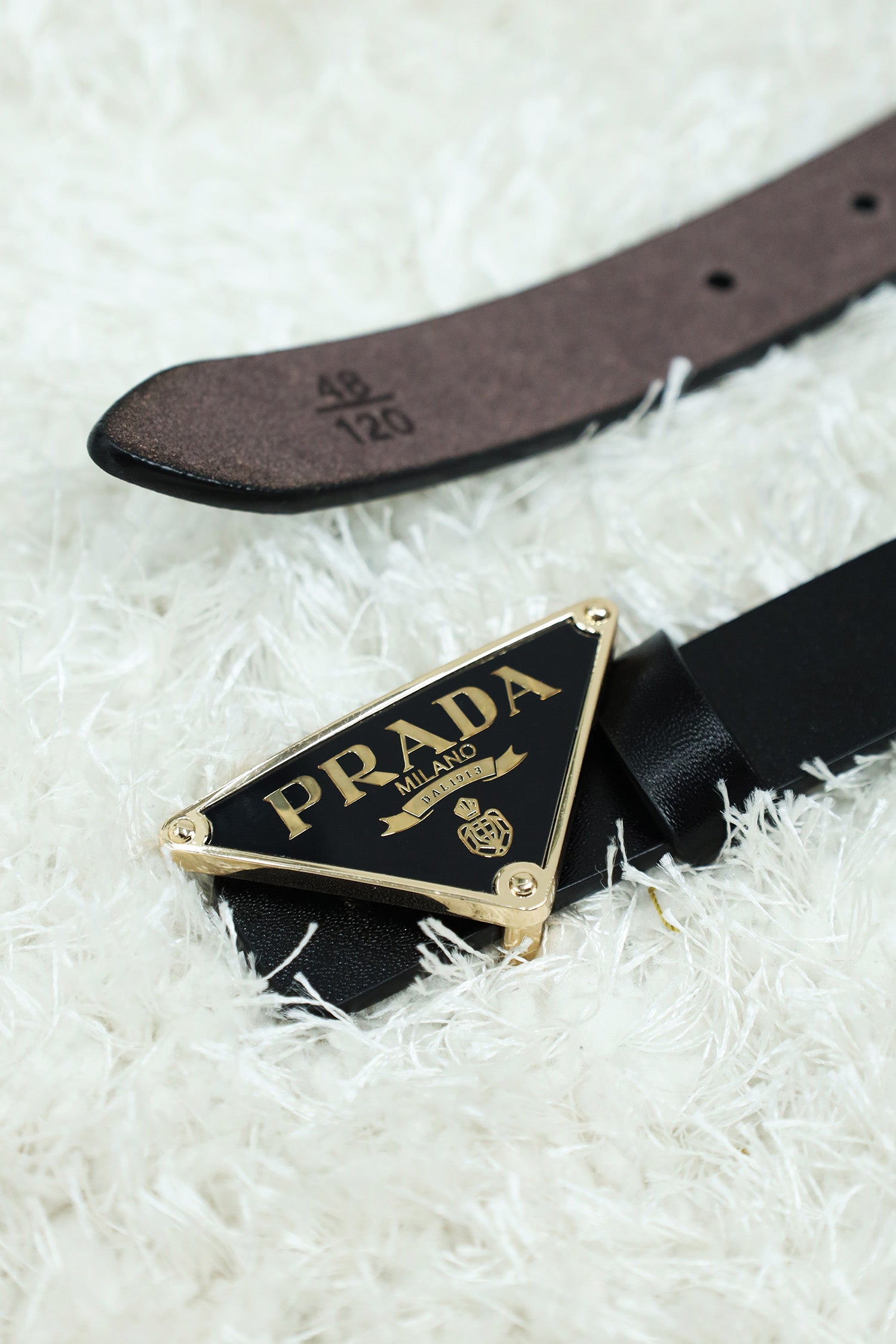 Prda Metal Alloy Automatic Buckle Branded Belt