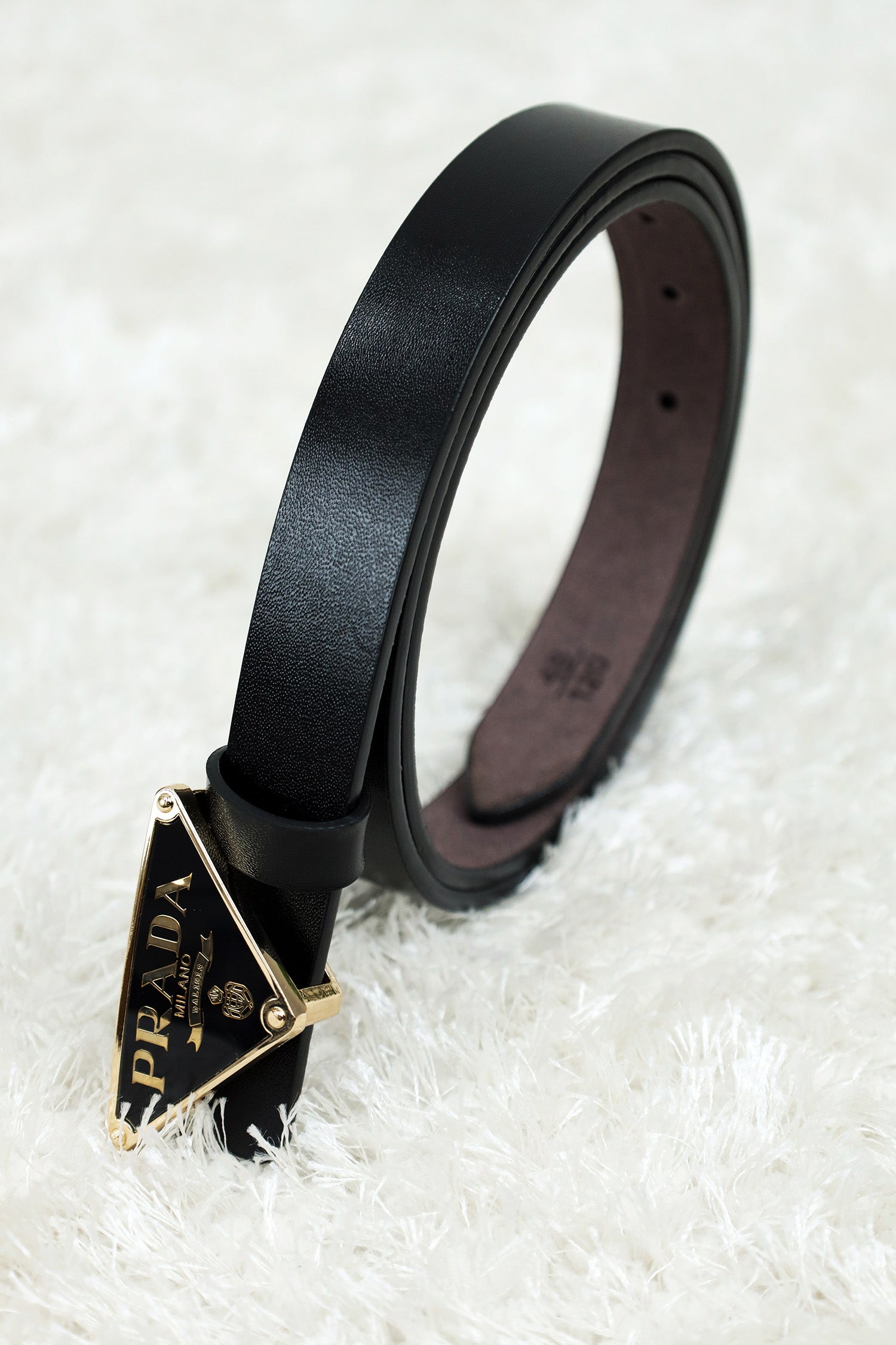 Prda Metal Alloy Automatic Buckle Branded Belt