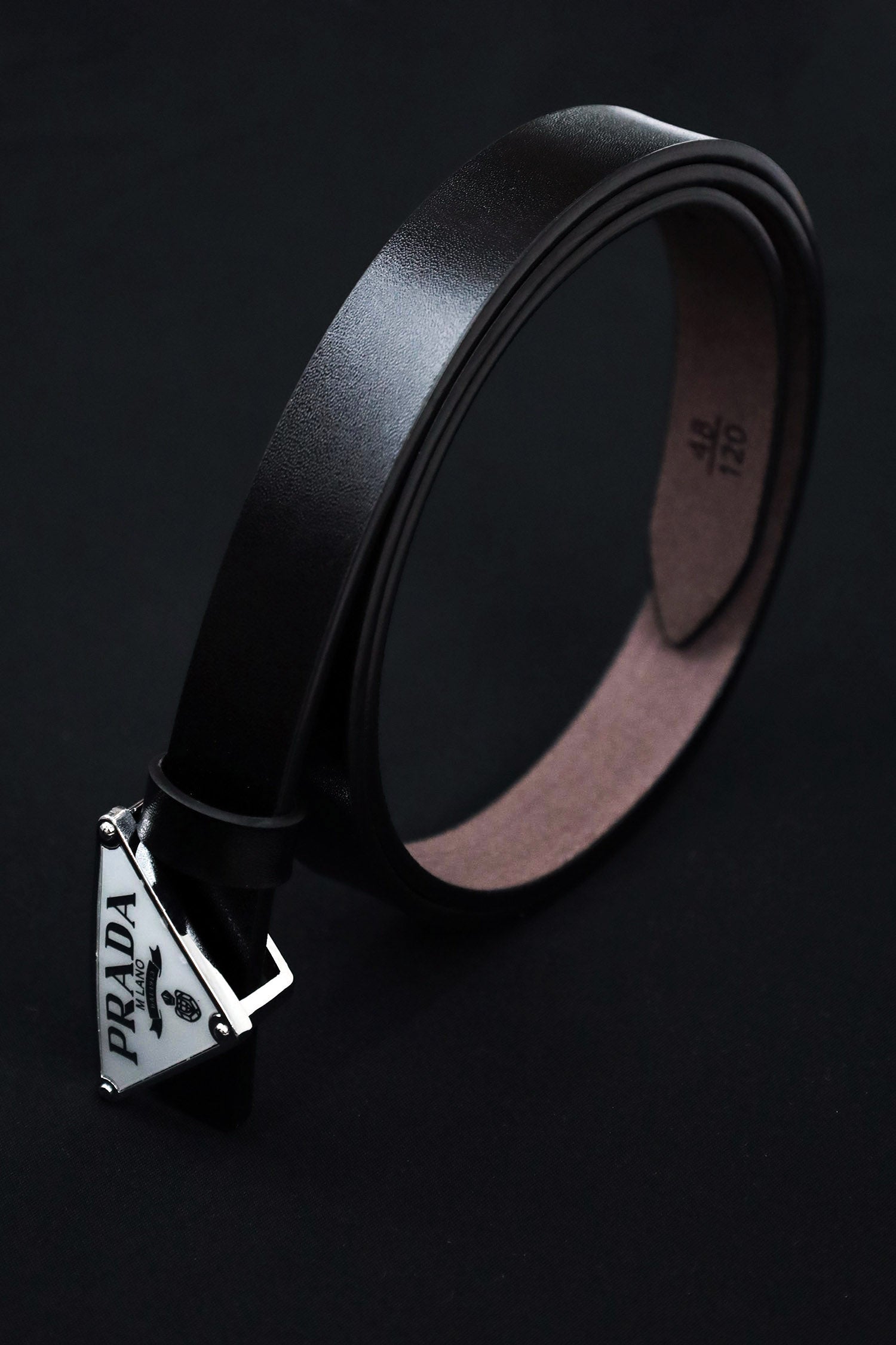 Prda Metal Alloy Automatic Buckle Branded Belt