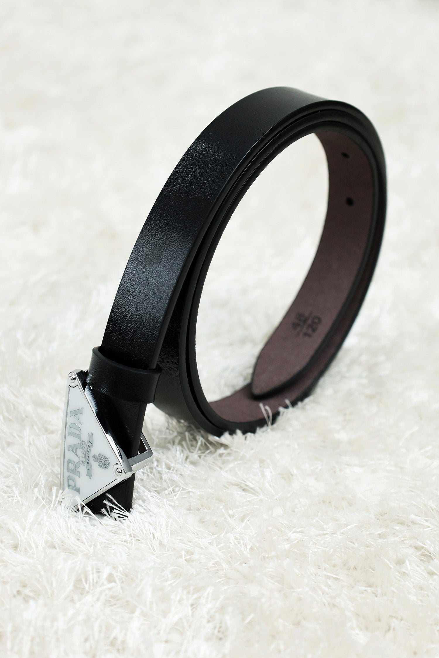 Prda Metal Alloy Automatic Buckle Branded Belt