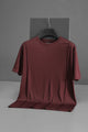 Turbo Front Line Dry-Fit Tee In Maroon