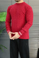 Turbo Self-Design Textured Imported Round Neck Men's Sweater