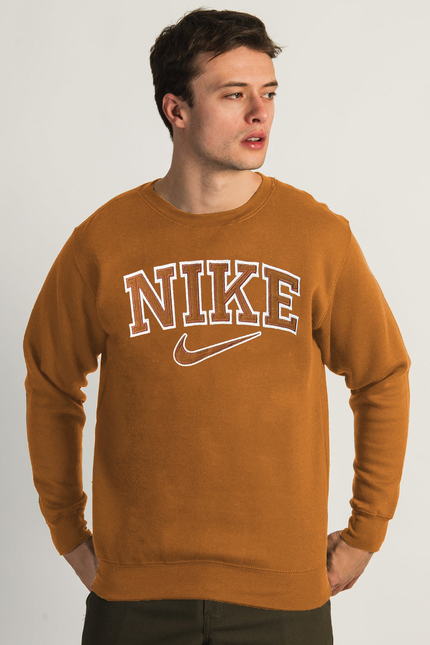 Nke Signature Typography Full Sleeve Men's Sweatshirt