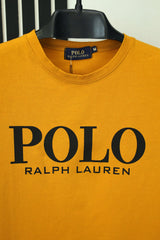 Raph Luran Polo Slogan Round Neck T-Shirt