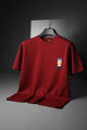 Turbo "Sport Active" Graphic Tee In Maroon