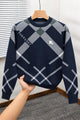 Burbry Monochrome Inspired Imported Round Neck Men's Sweater