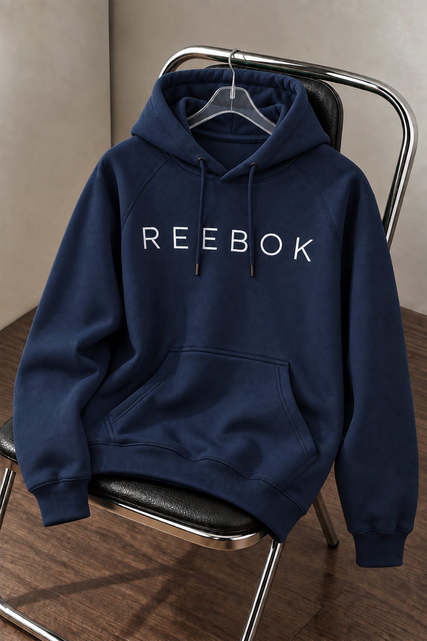 Rebok Core Over-Head Men's Hoodie In Navy Blue
