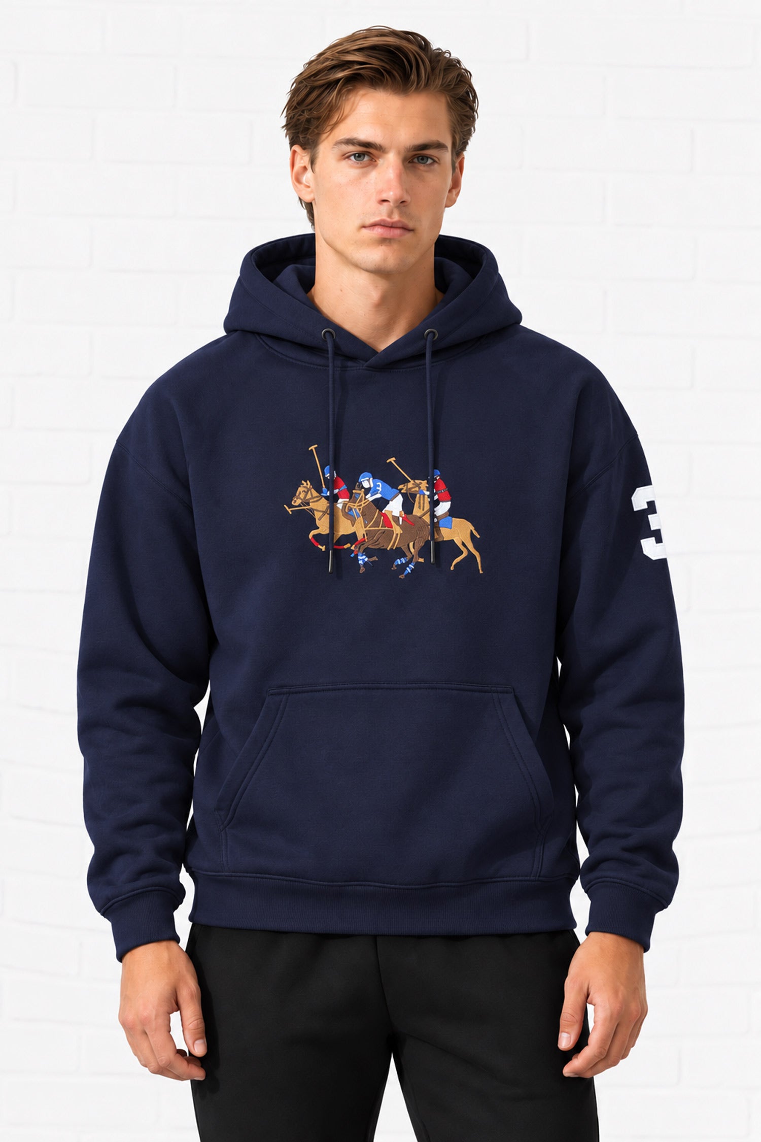 Polo Raph Luren Triple-Pony Men's Hoodie