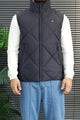 Tmy Hilfgr Diamond Quilt Imported Puffer Men's Gilet In Navy Blue