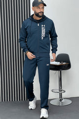 Undr Armr Hoodie Style Sportswear Men Zipper Tracksuit