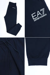 Armni Ea7 Reflective Training Men's Branded Trouser In Navy Blue