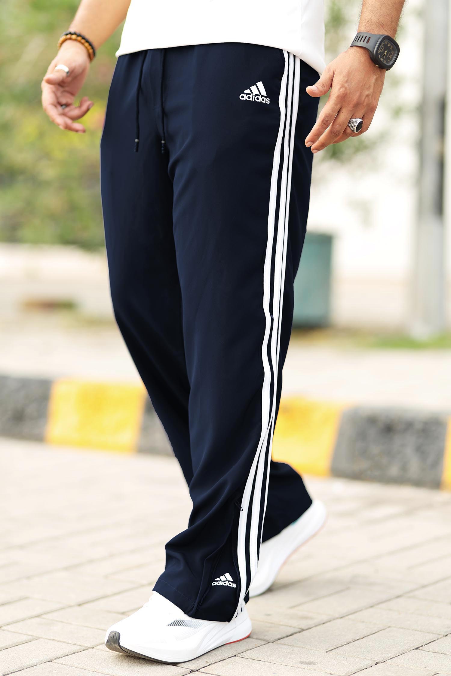 Adds Loose Bottom Zip Style Imported Sportswear Trouser