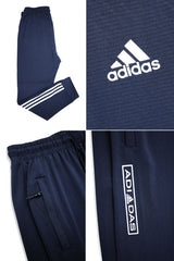 Adds Bottom Stripes Sportswear Trouser In Navy Blue