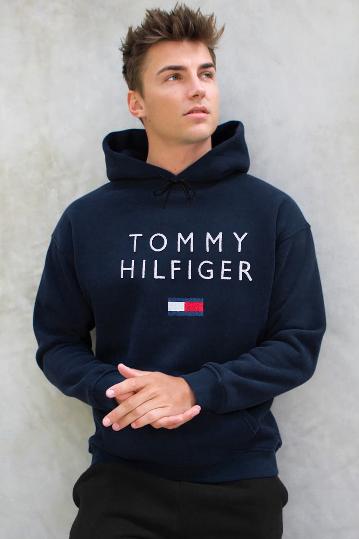 Tomy Hilfgr Luxury Design Essential Fleece Hoodie