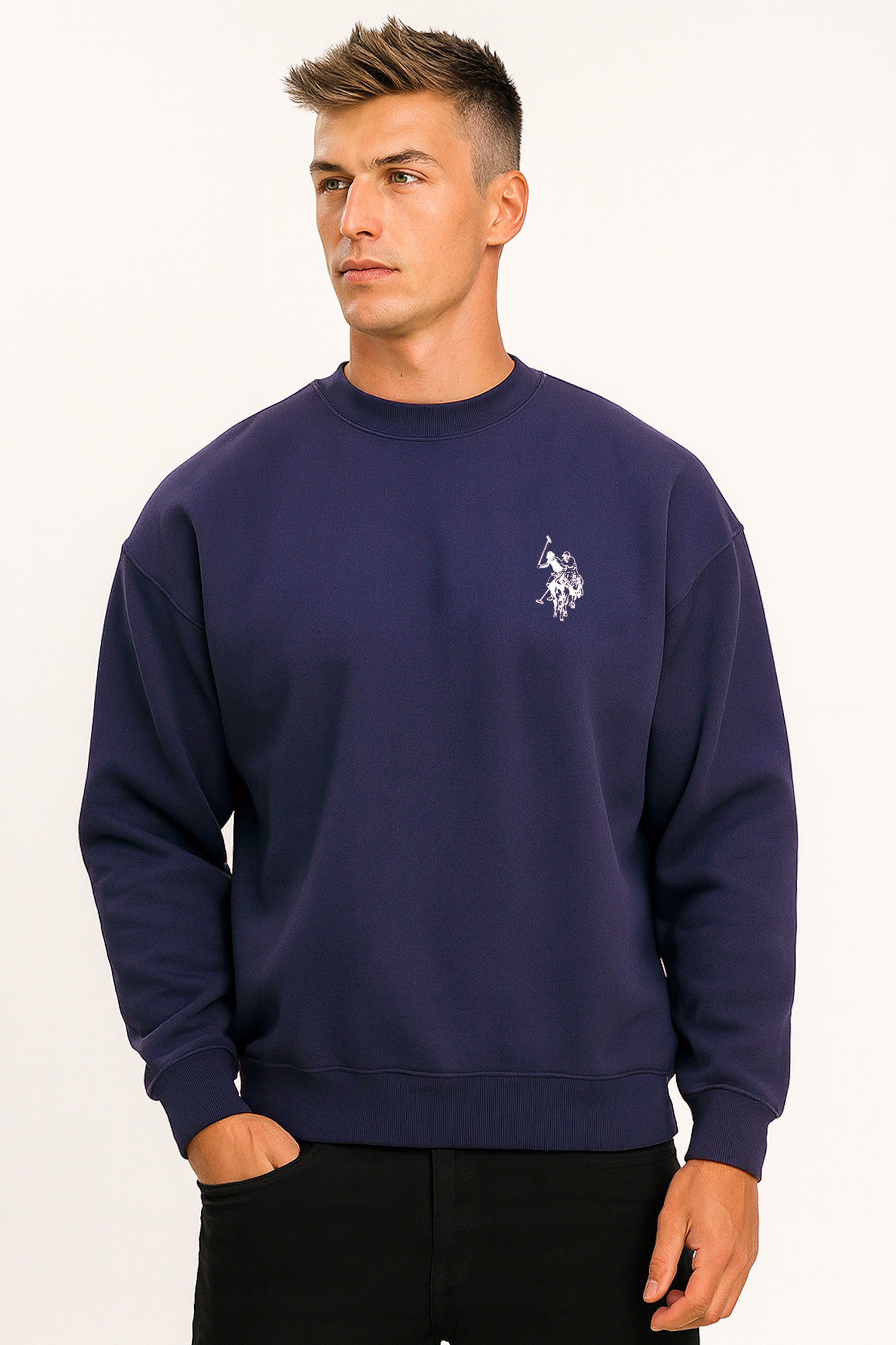Rph Lren Neck Adele Round Neck Imported Men's Sweatshirt