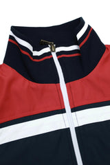 Polo Embroidered Logo Men Zipper Tracksuit In Navy Blue