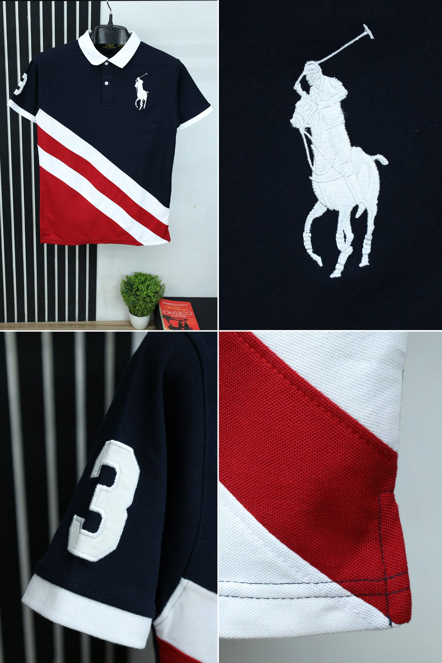 Rlph Laren Custom Fit Big Pony Men's Polo Shirt