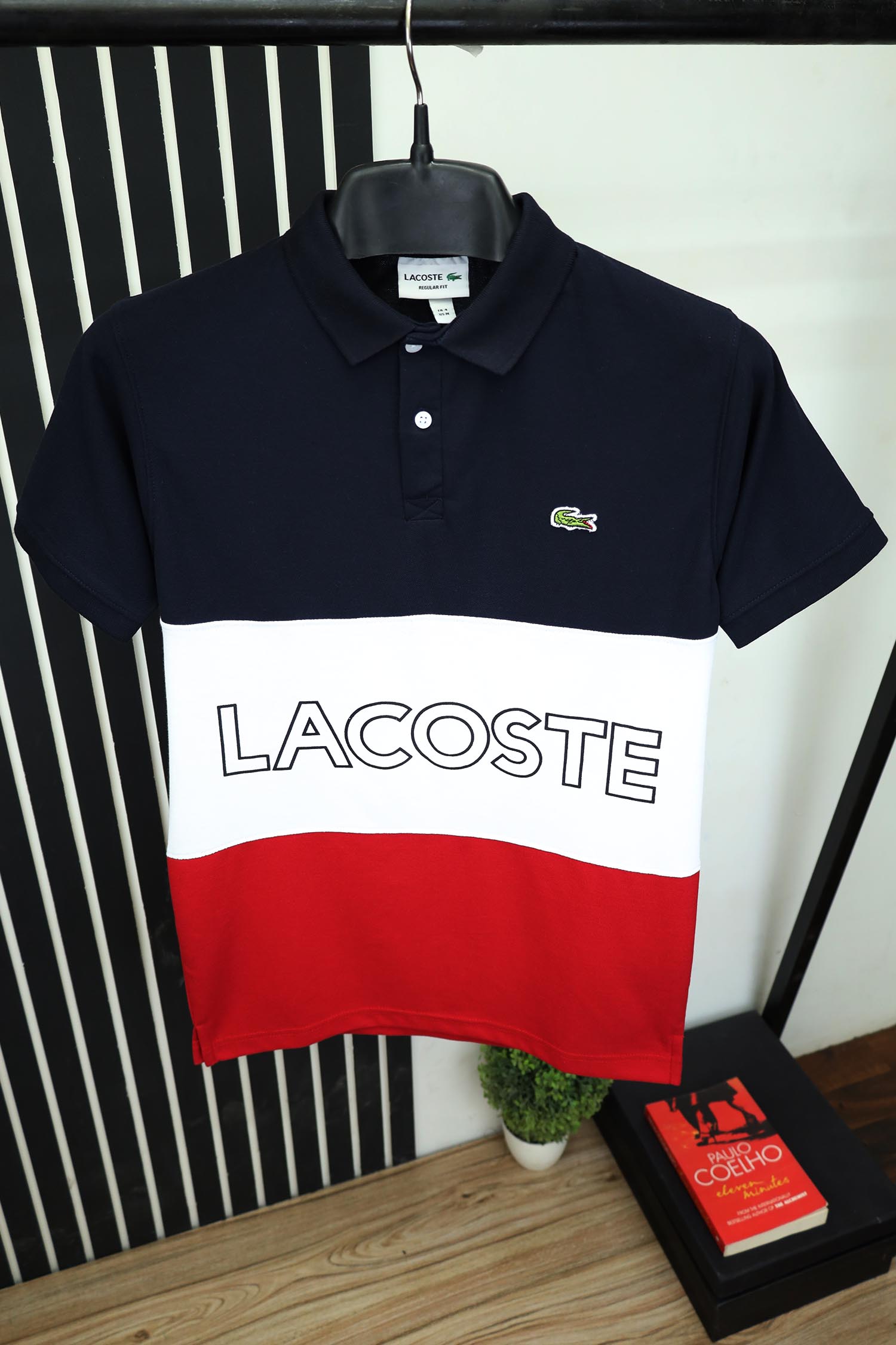Lacste Embroidered Logo Polo Shirt