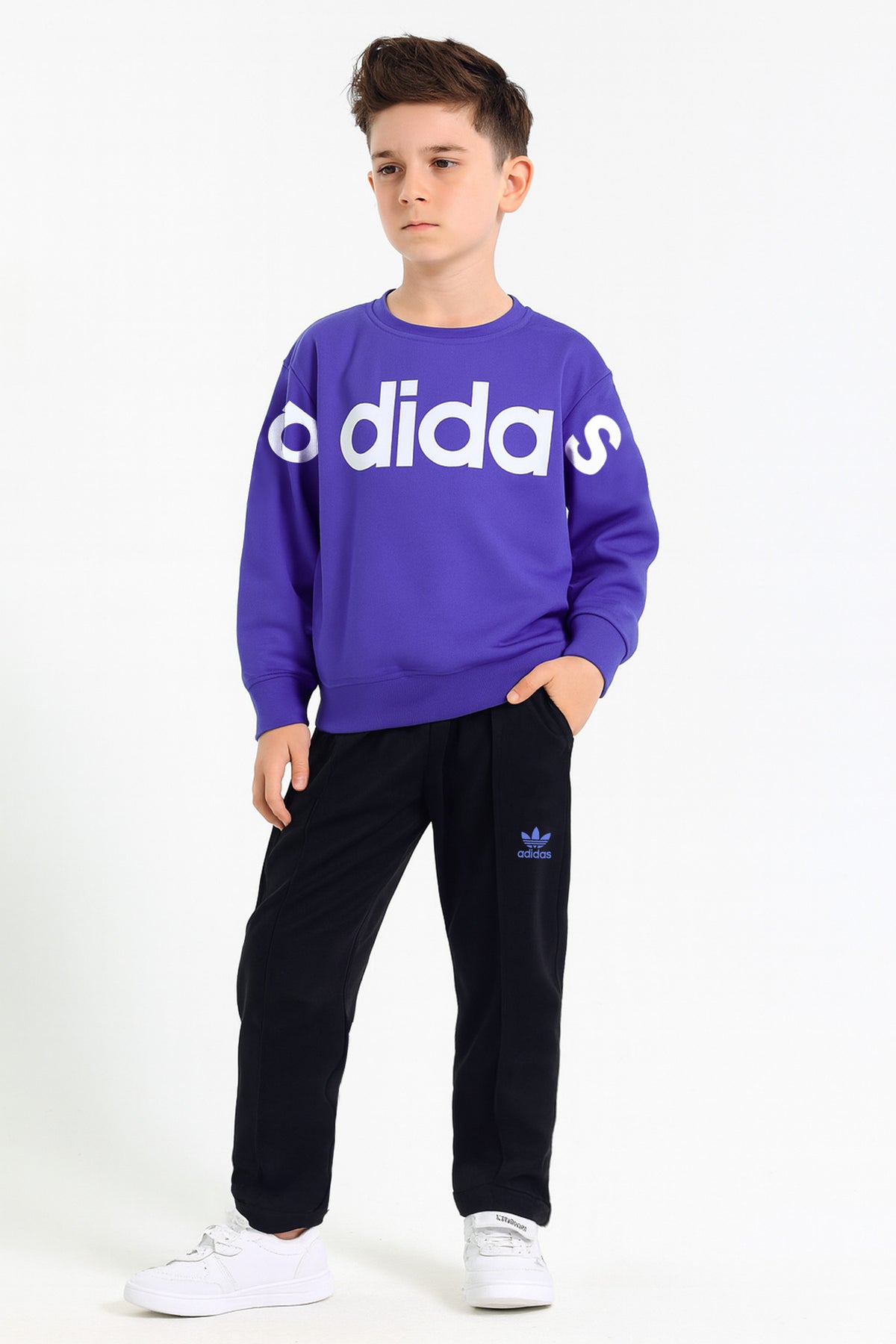 Adds Drop Shoulder Quick-Dry Unisex Younger Kids Tracksuit